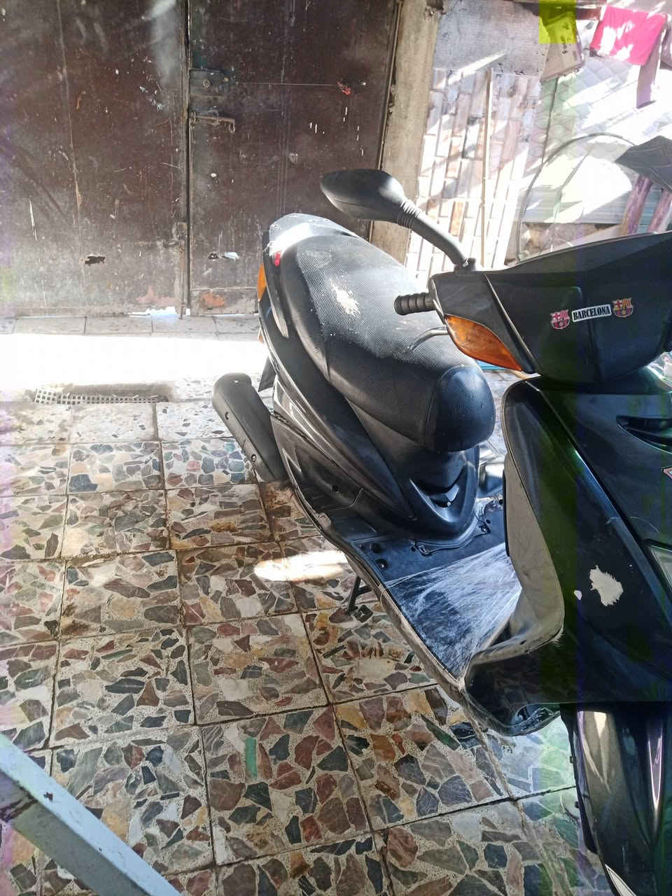 السلام عليكم دراجه سكنس 110نثيه دراجه خير من الله نكره سلف كلشي شغال بيها مراوس بدراجه بريز فقط أو للبيع مكاني الطالبيه *********** علمن الدراجه كوم حديد اكفل بس سرقه
