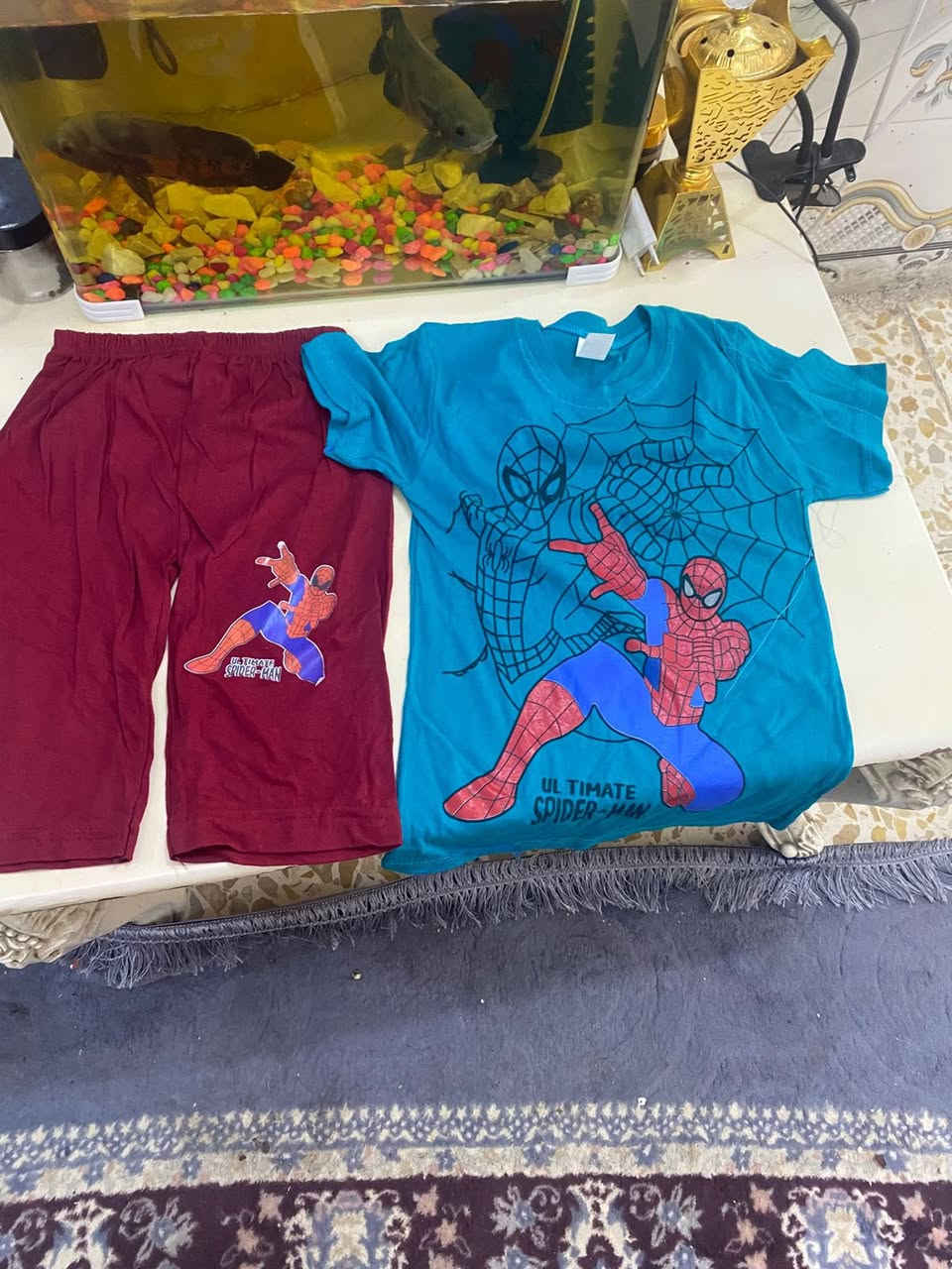 السلام عليكم متوفر عندي تراكات وملابس عيد قميص وشورت وقميص وبنطرون اكو قطعتين واكو ٣ قطع ومتوفر بدلات هم   
 
التراكات ١٥٠ قطعة ب٣٠٠ وبيهن مجال 
وملابس الطلعة ٥٠ ب١٧٥ وبي مجال 
والبدلات ١١ ب٨٥ جملة فقطط


**إذا كنت صاحب هذا الإعلان وتريد حذفه لأي سبب، رجاءا أرسل رسالة إلى الدعم الفني**