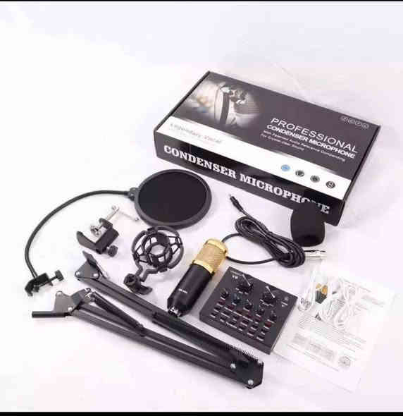 ⸻

🎙️ بكج تسجيل احترافي كامل للبودكاست والبث المباشر 🔥

جاهز تستفاد منه بكلشي — تسجيل، غناء، بودكاست، بث مباشر أو ستريم 🎧

🔹 المواصفات:
 • مايك كوندنسر عدد 2
 • كارت صوت احترافي 🎚️
 • ستاند ثابت + صوند كارد + فلتر هواء
توصيلات مع هتفون
 • كل الملحقات الأصلية جاهزة داخل البكج جديد غير مستخدم

✅ صوت نقي وواضح
✅ سهل التركيب
✅ مناسب للمبتدئين والمحترفين

💰 السعر: 40 الف
مكاني بغداد الدورة
***********
*********** بغداد
