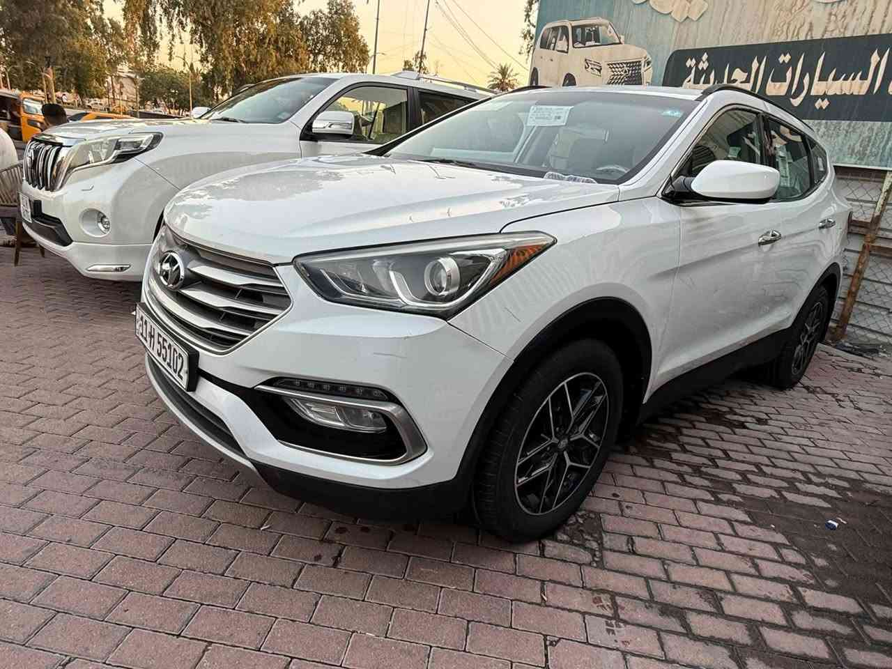 سلام عليكم سنتافية ٢٠١٧ وارد امريكي حادث فقط بابتين السيارة جديدة تخم تاير تبريد صدر محرك كير مكاني بغداد البلديات رقم ***********
