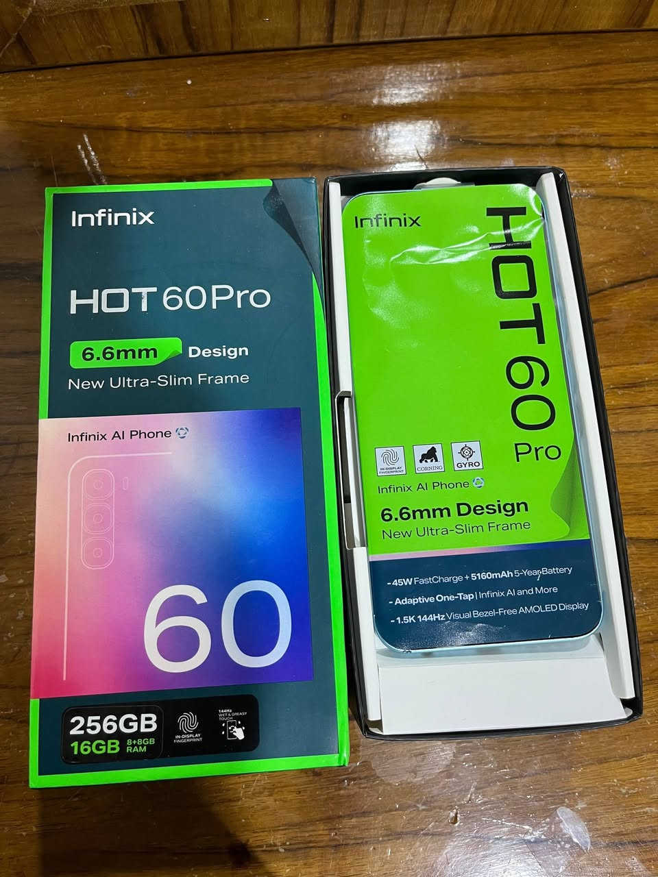 للبيع‼️
متاح infinix hot 60 pro جهاز نضيف ومرتب ذاكرة 256 وياه شاحنته الاصليه جهاز ماداخل أي تصليح وما مبدل اي قطعه 
العنوان البصرة الجمهورية قرب مأكولات ماريو
الرقم:-***********
