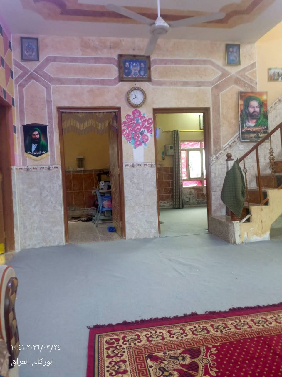 سلام عليكم اخواني بيت للبيع منطقة حي العسكري الزراعي يتكون من براني 9*4 وهول7*4و   غرفتين6*4وحمام داخلي وخارجي والطابق الثاني غرفة6*4وهول6*4وغرفه 4*4عوزهن بس تشطيب علمآالبيت كونكريت للاستفسارعلى هذاالرقم***********
