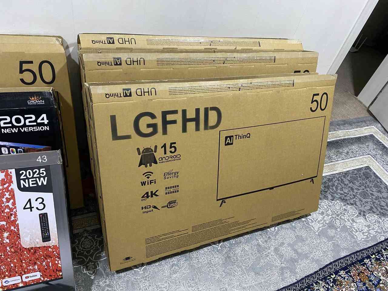 وةجبةيةكي نويي تيفيمان بو هاتووة لة ماركةي 
LG UHD شاشة 50 
LG PLUS 50شاسة 
LG SMART  50 شاشة @
LG FHD 50 شاشة 
LG FHD 43شاسة 

فول مواصفات سمارت 4K  واي فاي بي ايتار موديل 2025 بو هةردوو جوري آيفون و أندرويد رةبت اكريت بةموبايلةوة زةماني 1 سالي لةگةلداية بو نرخ نامة بنيرن يان تيل بكةن ***********
