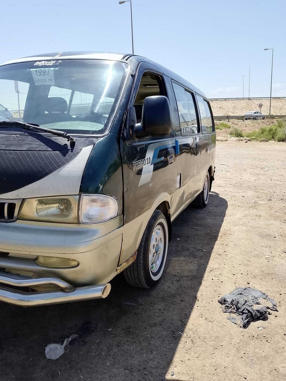 السلام عليكم
بريجو للبيع موديل 97 سنويه ل2028
 رقم بغداد الماني سياره
بس الشاصي واحد معمر من كدام
مكينه بيها بخار تنقص 
بيها تحويل السعر 47 وبيها مجال
المكان واسط الصويرة 
الاستفسار على هاذا الرقم ***********
