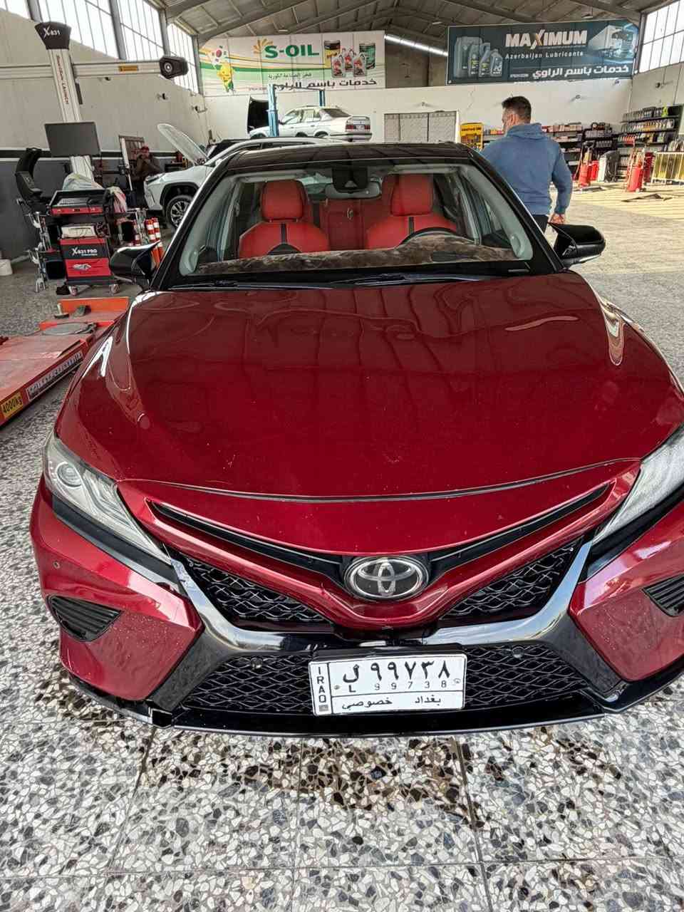 السلام عليكم
اخوان 
كامري 
فئه xse
مواصفات
بصمه
بنورما
اربع كامرات
هيترات كشنات
كشنات كهرباء
ردارات
توقف ذاتي
نظام درايف مود
حادث جوملغ مبدل نفس لون ربع بنيد صبغ
ماشيه 70 مايل
الأنبار فلوجه ***********
