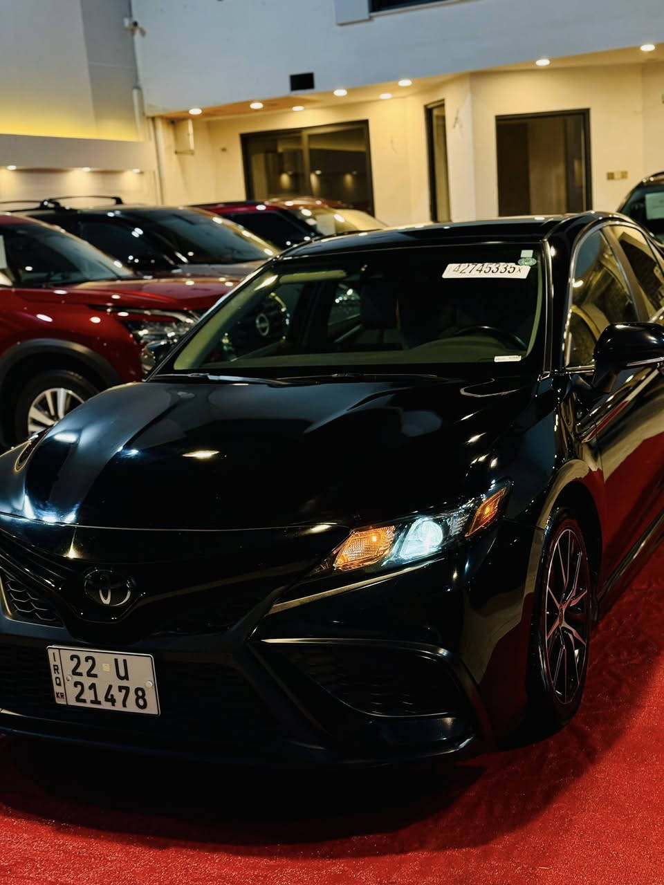 Toyota CAMRY2023 SE AWD

فور ويل

عداد المسافة 57 الف mile
حجم المحرك 4 سلندر (2.5L) 

السعر المطلوب :215💵

مواصفات SE :
رادار أمامي(تحديد مسار)
رادار جانبي (نقاط عمياء)
رادار خلفي(التحذير من الاصطدام)
تحكم وضعيات القيادة Drive Modes 
اوتو ستارت (Auto start)
اوتو ستوب(Auto Stop)
اوتو هولد(Auto Hold)
تحكم وضعيات القيادة ECO,NORMAL,SPORT
مانع انزلاق+ABS
حساسات خلفية+كاميرا
تحكمات استيرن
تبريد قطعتين 
وبقية المواصفات المعروفة
الضرر كما موضح بالصور

العنوان كركوك 
معرض هشام الحمداني لتجارة السيارات
للاستفسار الاتصال بالرقم

***********

 ***********‬
