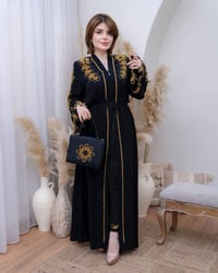 عباية خليجية • ٥ قطع • بنطلون شال حقيبة