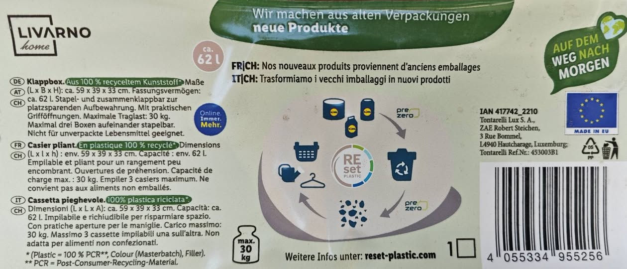 مفيد لأغراض التخييم صندوق ماركة ليڤارنو قابل للطي صناعة أوربية بهذا الشكل جداً قوي يحمل وزن 30 كيلوغرام متوفر لونين القياسات بالصور
متوفر كمية محدودة
السعر ١٠


**إذا كنت صاحب هذا الإعلان وتريد حذفه لأي سبب، رجاءا أرسل رسالة إلى الدعم الفني**