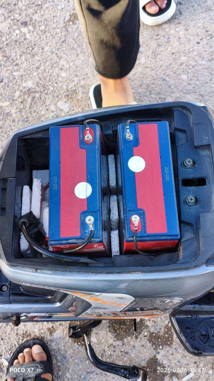 دراجة شحن موديل 2025
تشغيل عنبعد 
كهربايةات كاملة 
دراجة فول 
بطاريات شرط 
دراجة ما بيهة اي عيب 
سعر 380وبيهة مجال


**إذا كنت صاحب هذا الإعلان وتريد حذفه لأي سبب، رجاءا أرسل رسالة إلى الدعم الفني**