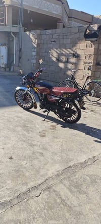 دراجة نارية • محرك ٢٠٠ • فلوجه حي الجولان