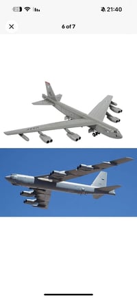 مجسم طائرة • طائرة B-52 • مجسم معدني • ديكور منزلي • تحف وهدايا • B-52...