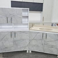 كاونتر MDF • سنك مرمر • ١م