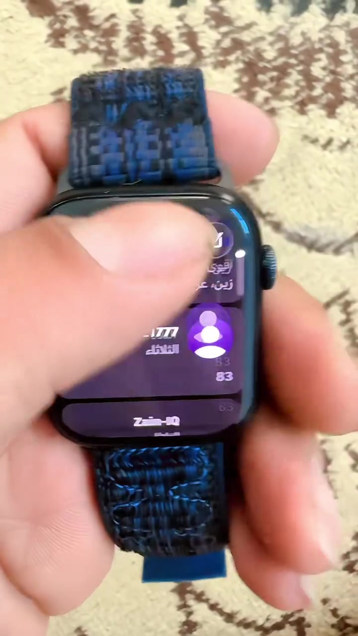 ساعه ابل الجيل الثامن بطارية 91
بدون ملحقات السعر 215 الف  رقمي ***********
