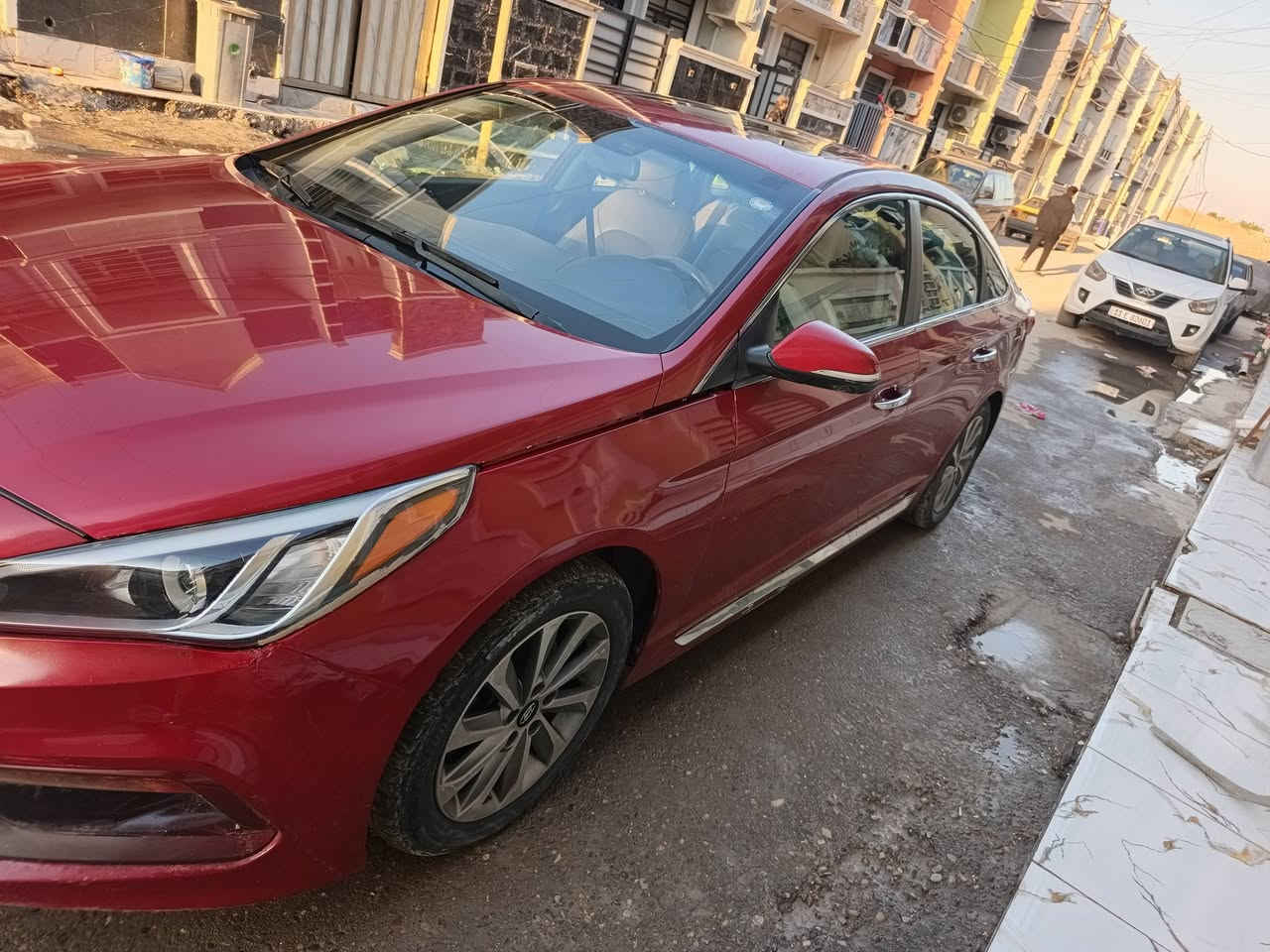 سوناتا2017 ✅
وارد امريكي ✅
بيها أربع قطع✅
 شواصي لغود كير مكينه مكفول✅
 بجم كبس مكينه 2400 سياره سبورت ماشيه 135الف✅
مكاني بغداد الدورة أبو دشير ✅
الاستفسار /***********
