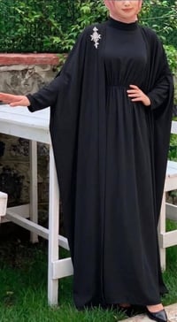 سيت عباية • فستان • عباية نسائية • موديل فراشة • اوفر سايز • ملابس نسا...