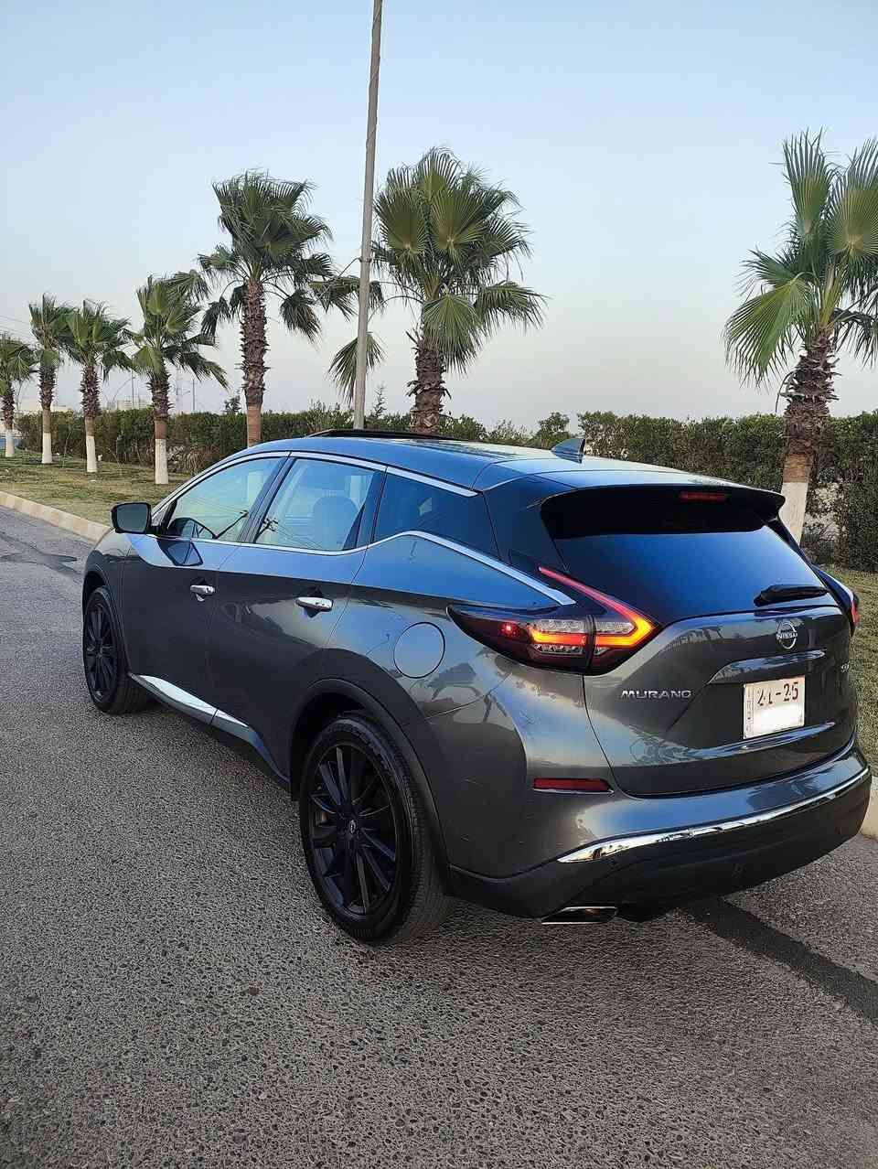 نيسان مورانو 2023
مواصفات SL
الضرر كما موضح بالصور بدون صبغ
فتحة سقف بانوراما
حساسات امامي وخلفي
5 كامرات محيطية 360
كشن جلد وخزن
رادارات امامي وخلفي وجانبي
جنطة كهربائية وفتح بالقدم
ماشية 41 الف ميل 
كاتي تترقم سليمانية او اربيل او دهوك 
السعر 170$
العنوان كركوك شارع المعارض 
***********
***********
