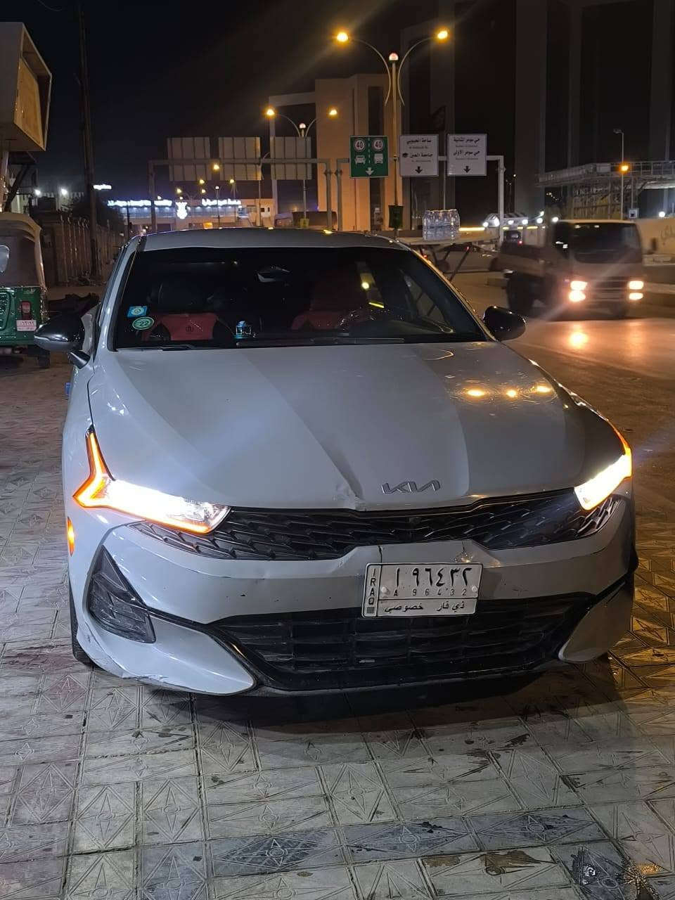 كي فايف ٢٠٢٢ كفالة عامة ما مفتوح ولا برغي وما بيها اي حادث و الكير والمكينة هم كفالة عامة ما مفتوح اي شي بيها لون  سموك اسمنتي مميز جي تي لاين فول مواصفات بدون بانوراما وارد امريكي داخله تقرير تعمل وتسير رقم ذي قار بعد ٥ اشهر وتصير حره مكانها ذي قار الناصرية 

***********
