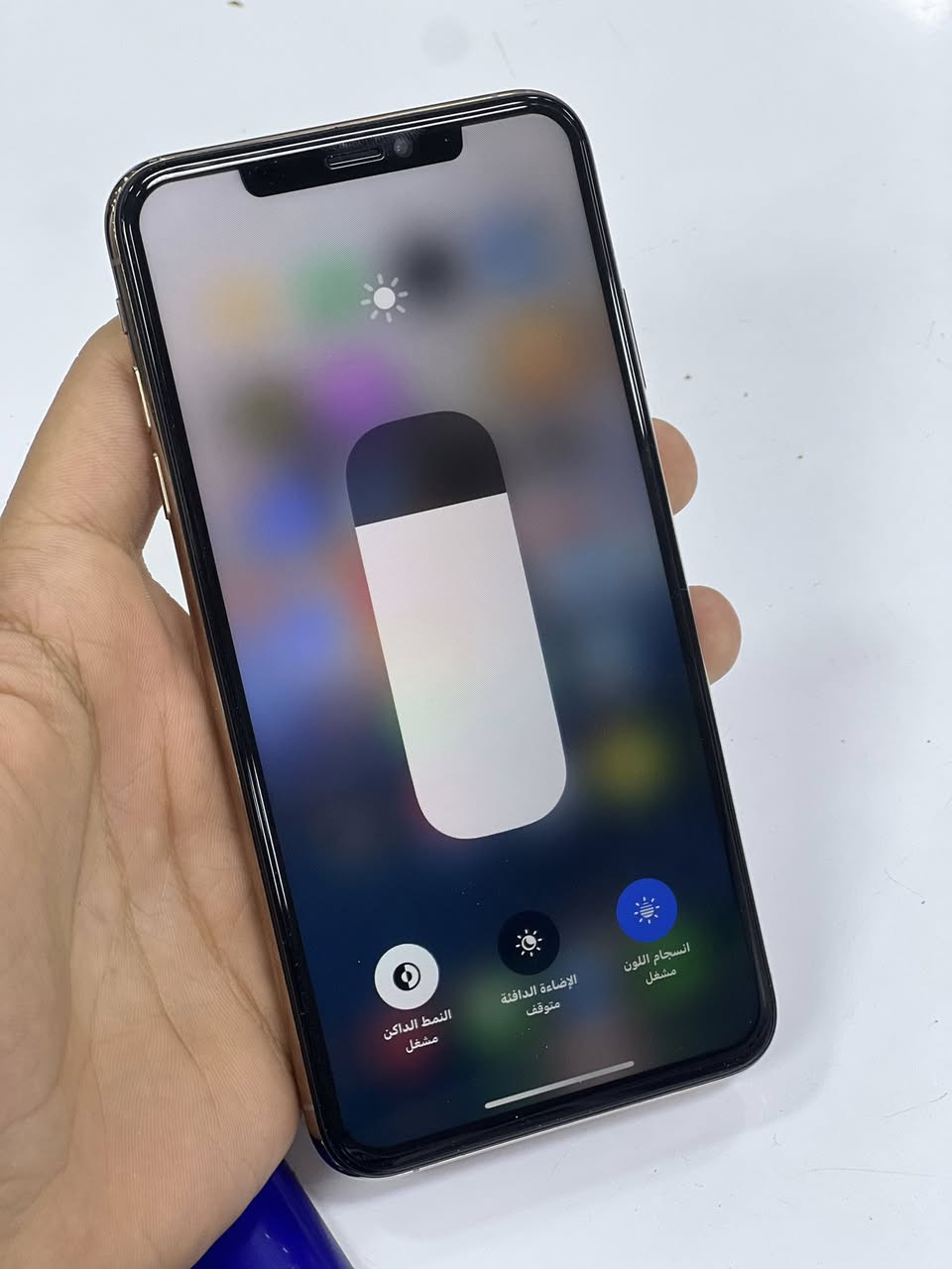 ايفون اكس ماكس
ذ256
بطاريه 77 بلادي
مبدل فقط شاشة وكالة متطلع بلحسابة الاصلية
فيس ايدي يشتغل 
والباقي كله شغال 
نظافة الجهاز 90‎%‎100
مكاني نجف حي النداء .


**إذا كنت صاحب هذا الإعلان وتريد حذفه لأي سبب، رجاءا أرسل رسالة إلى الدعم الفني**