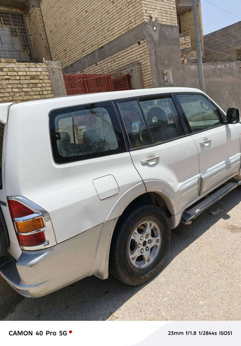 باجيرو 2001 محرك vvt 3000   بيها منظومة غاز سيارة نضيفه السعر 75 وبيها مجال بسيط  *********** سنوية مشروع وطني رقم بصرة
