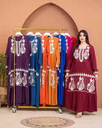 دشداشة نسائي • كشمير مراسي • فري سايز
