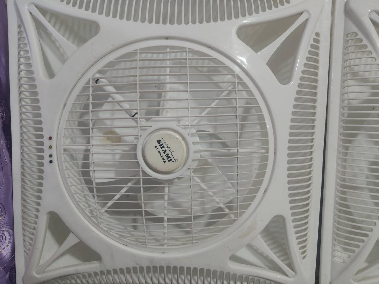 السلام عليكم 
مراوح عدد 2 جدد وشغالات 
سعر الثنين 50 الف وبيهن مجال 
ه‍ ***********
