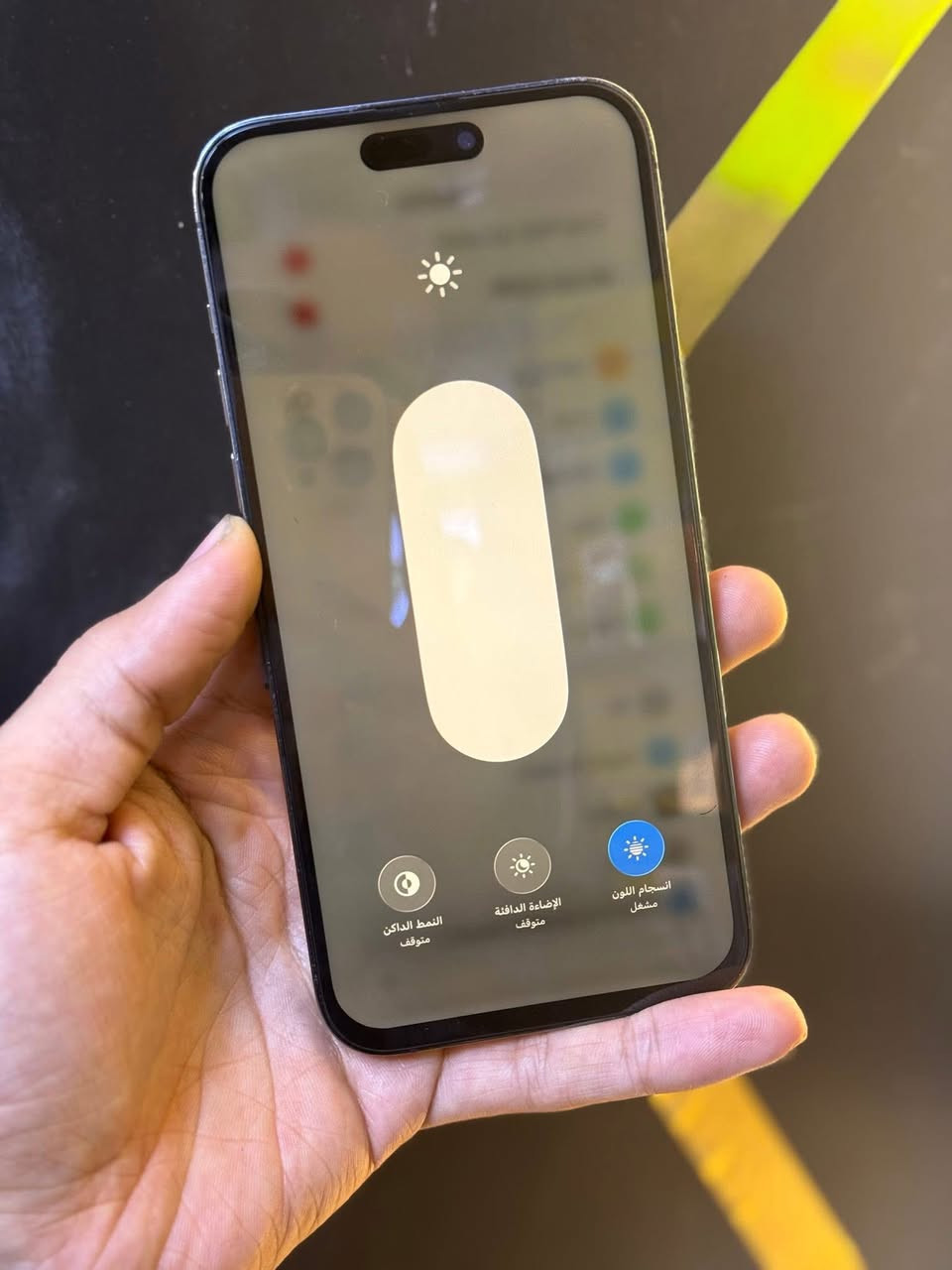 سلام عليكم شباب ايفون ١٤ برو ماكس ذاكره ٢٥٦ بطاريه ٨٠ جهاز شخط مابي نضيف هواي مبدل فقط شاشه الاصليه وكلشي شغال موجود جميع ملحقاته وموجود وصل الشراء السعر ٦٥٠ وبي مجال عنوان بغداد ***********
