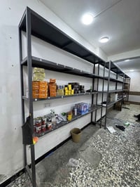 رفوف حداده • تحمل ١٠٠كيلو • شعب شارع صحه