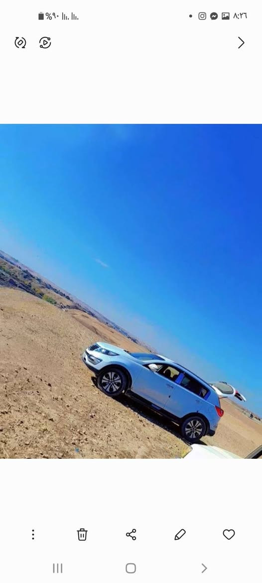 سياره كيا سبورتج 
موديل 2014 
رقم دهوك دولي مسطره
السياره بأسمي اني شرعيها  
تدفئ تبريد تحكمات
 جهتين
حساسات دعاميات ،كامره خلفيه مرايه حساس 
ويل كروم  18 مرغوب
مري اشاير * شفط 
الدشبول لونين 
حجم محرك 2400 مرغوب 
ملاحضه بيها قطع صبغ انطيها صبغ عام شرط بدون دواخل سياره مال بيت 
السعر 115$ بيها مجال 
مكاني النمرود 
***********

***********
