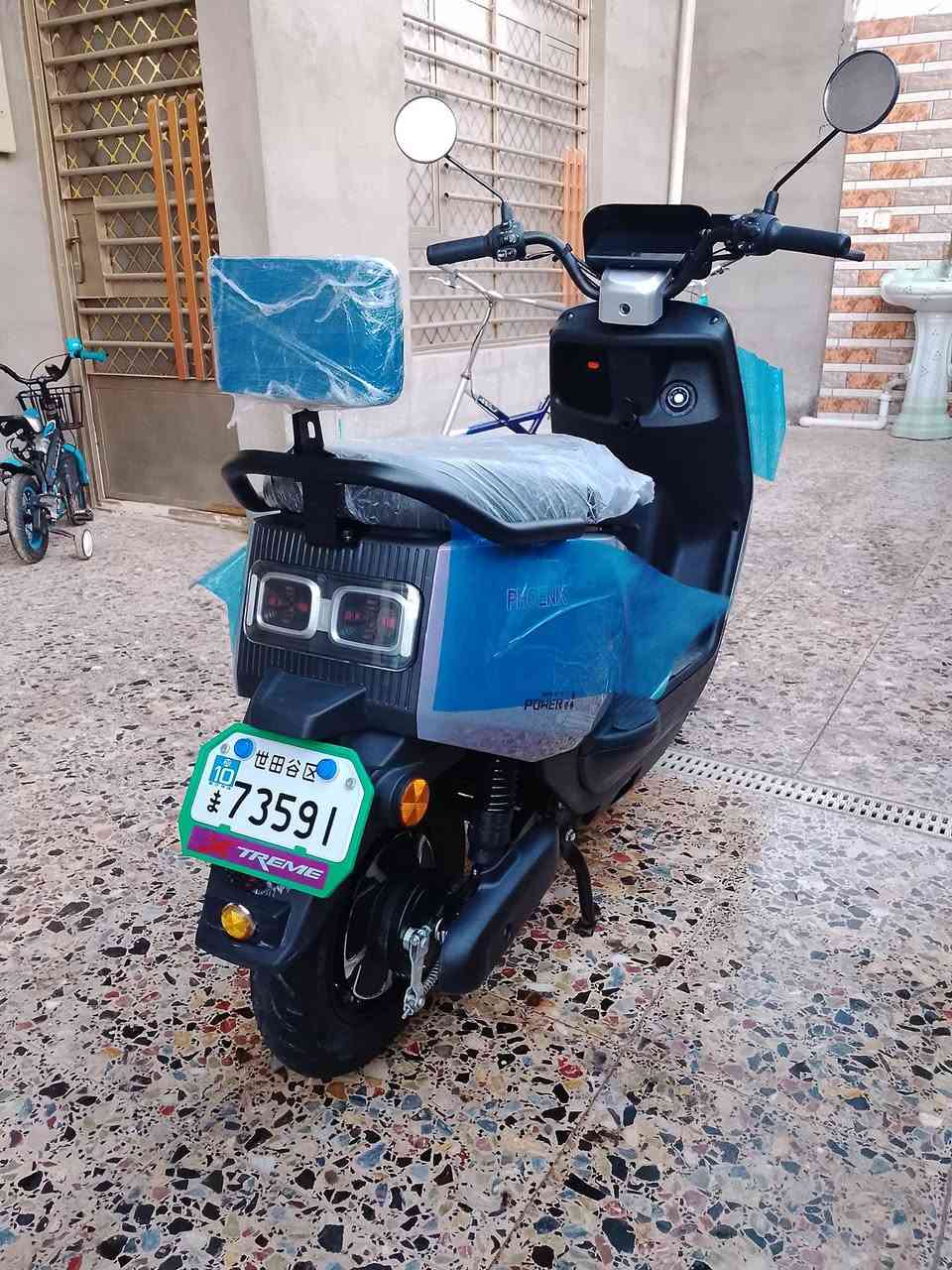 دراجه شحن جديده صار 23 يوم من نازله 6 بطاريات كبار تمشي 70 كيلو بلشحنه الوحده نظام Rبك حجم الملف 2000 بيه شخط زغير موضح ولباقي كله مكفول السعر 650 وبيه مجال مكاني بغداد حي اور/ قابل للمراوس للاتصال ***********
