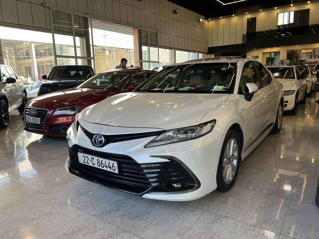 Camry 2023 hybred خليجي
وكالة ساز
هايبريد

باب أول
فتحة
كشنات جلد
بةصمة
بةردة
هلكيد بل بونيد شوية صبوغ بدون دواخل بدون ارباك
سعر ٢٣٨ و مجال
مكان اربيل
***********
