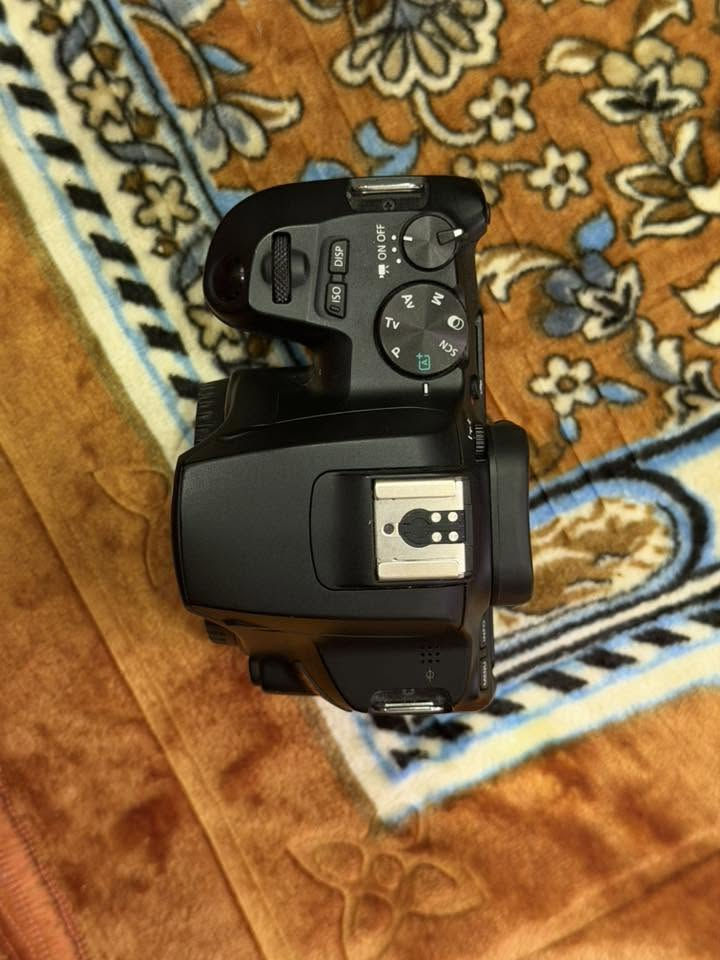 السلام عليكم ورحمة الله وبركاته 
كامرة كانون EOS 250D
مع الملحقات 

عدسة كانون EF 75-300mm

عدسة كانون EFS 18-55mm 

عدسة كانون 50mm

جاهز كاترير للإضاءة الخارجية

مع البطارية والشاحنة والرام وتحويلة سحب الصور من الرام  

النضافة من ٩٩ إلى ١٠٠ وضمان مابيه اي شخط جدا حدا نضيفة واستخدام شخصي قليل جدا 

السعر ٨٢٥ وبي مجال بسيط 

للتواصل والاستفسار ***********
متوفر واتساب 
المكان بغداد
