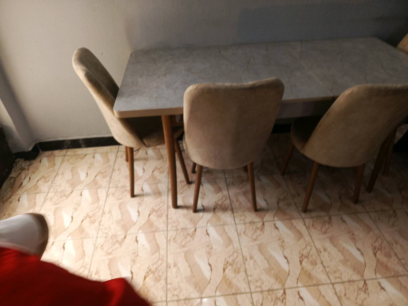 ميز طعام سته كراسي سعر 125