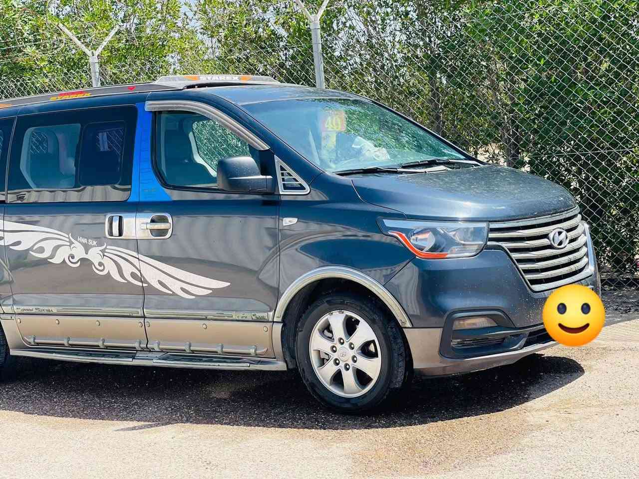 سلام عليكم من رخصت  مدير الكروب
سيار ستاركس 2019َ مكفوله كفاله عامه
بس جاملق  الأيمن مرشوش كوريا تخم تاير سنويه بسمي تحويل ثاني يوم سعر 280  وبيها مجال رقم الهاتف
***********
