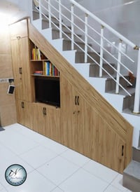 🏠 عندك سلم ودا تريد تستغله؟ إحنا عدنا الحل! 🏠  خزنات تحت السلم مودرن، ...