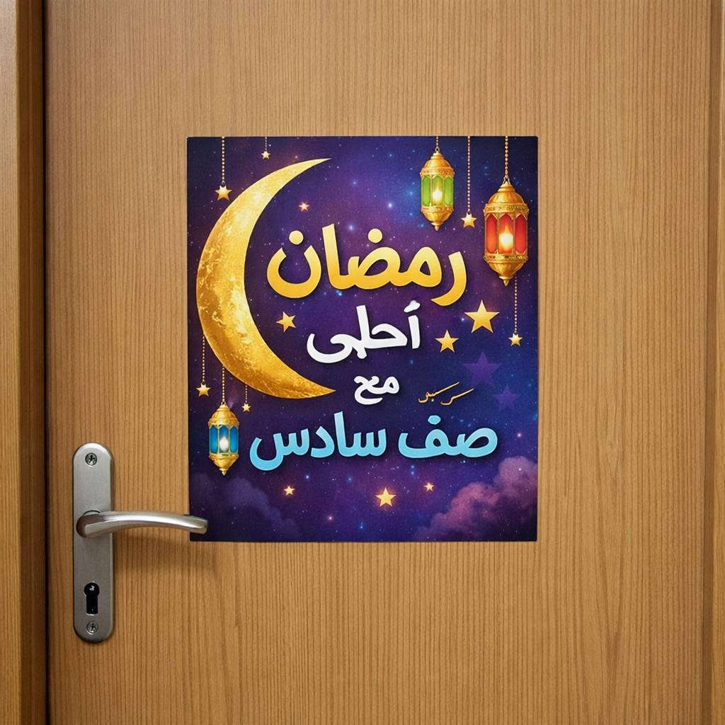 🌙✨ بكج رمضان للمدارس والروضات ✨🌙
للمهتمين بغرس حب شهر رمضان في نفوس تلاميذهم وإضافة أجواء روحانية جميلة داخل الصف 🤍📚
خلي صفكم يلمع بأجواء رمضانية مميزة ومتكاملة ✨
🎁 محتويات البكج:
📸 إطار للتصوير بتصميم رمضاني مميز (مثالي لصور الذكرى)
🎊 نشرتين رمضانية (عدد 2) – طول كل نشرة 2 متر
🖍️ لوحات ترتيب السبورة بتصاميم رمضان الجميلة
🚪 ستيكر باب مكتوب عليه:
🌙 رمضان أحلى مع صف … (يُكتب اسم الصف حسب الطلب)
🗓️ إمساكية رمضان حجم A4 لاصقة للصف
كل التصاميم بألوان ثابتة وجودة طباعة عالية 👌
إمكانية تخصيص الاسم + اسم المدرسة ✨
📌 الكمية محدودة حتى نضمن سرعة التنفيذ
📩 للحجز والاستفسار راسلونا خاص
— My print للطباعة المميزة 🌙💛
#بكج_رمضان
#تزيين_مدارس
#تزيين_روضات
#أجواء_رمضانية


**إذا كنت صاحب هذا الإعلان وتريد حذفه لأي سبب، رجاءا أرسل رسالة إلى الدعم الفني**