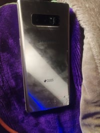 جلكسي نوت ٨ • شاشة مكسورة • نقطة سوداء