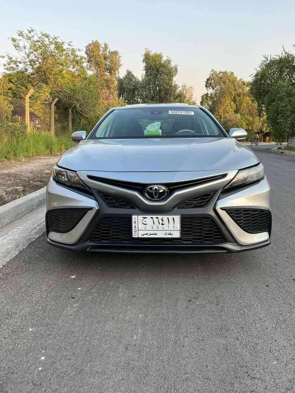 سلام عليكم كامري 2023 se بلاص وارد امريكي الضرر دعائمه خلفيه وجاملغ بي بارد كلش قليل والباقي كفاله عامه السياره بدون قطرة صبغ  والسياره مخزنه صارلها 3 سنوات ماشيه هسه حالياً 7الف ميل كلش جديده الساره بعدها عله وضع الشركه مكاني بغداد للتواصل عبر الواتساب او الاتصال عله الرقم ***********
