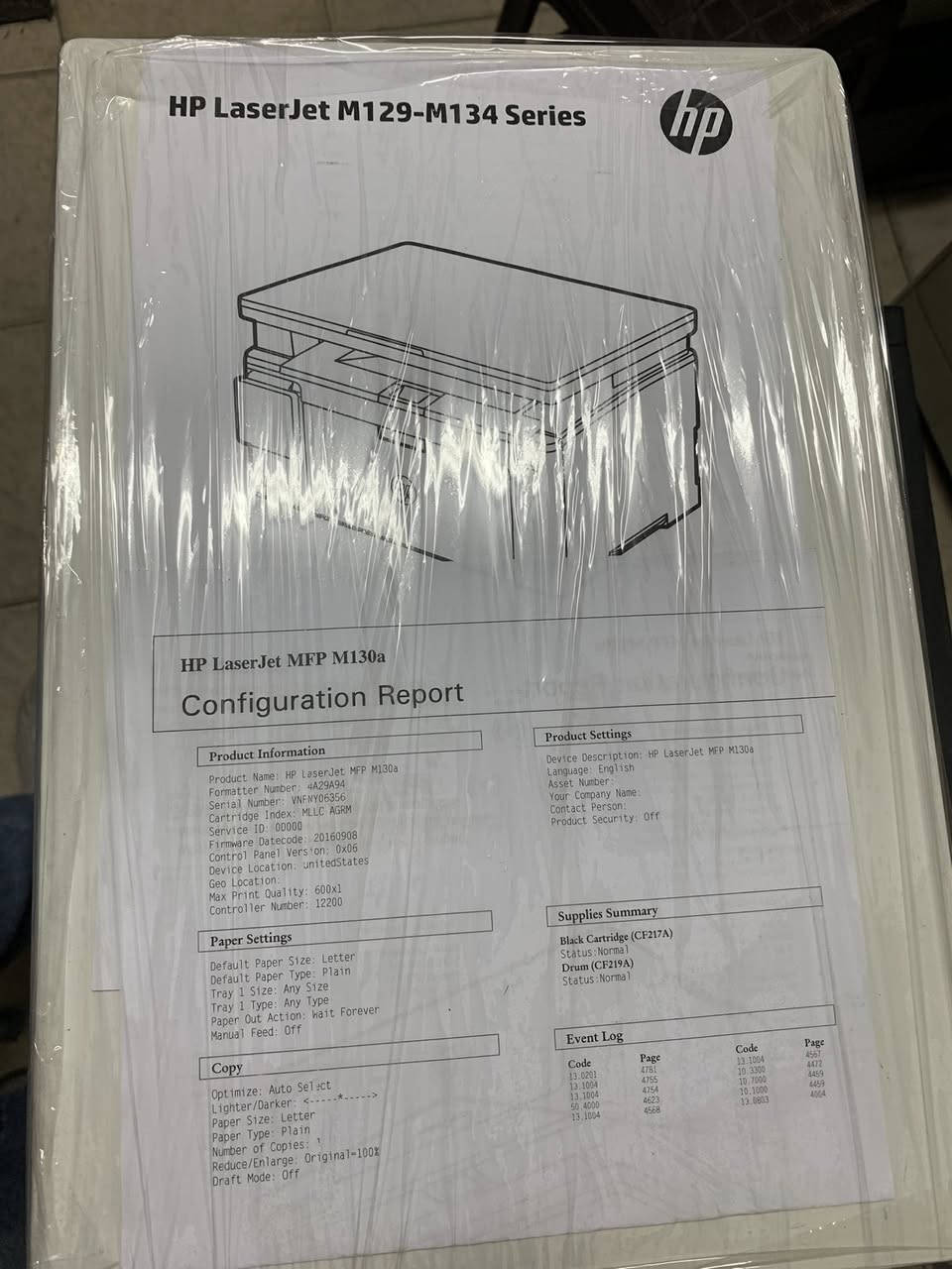 طابعه hp130  الطابعه كسر زيرووو طباعه و تصوير و اسكانر 3*1 الطابعه عدد ورق ٤٥٠٠ ورقه للتواصل 01009338391


**إذا كنت صاحب هذا الإعلان وتريد حذفه لأي سبب، رجاءا أرسل رسالة إلى الدعم الفني**