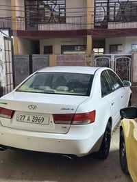 سوناتا 2007 خليجي بدون حادث فول فتحه برده خلفيه محرك 6v 3300 السياره ح...