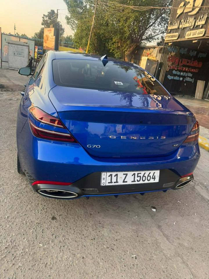 سيارة نظيفة جدًا، استخدام شخصي، جاهزة للفحص

المواصفات:
 • محرك 6 سلندر تيربو
 • عدّاد: 33 ألف ميل
 • رقم بغداد
 • قيادة ذاتية
 • رادار 360 درجة
 • مانع اصطدام
 • خروج عن المسار
 • مثبّت سرعة
 • Auto Hold
 • شاشة أعطال
 • تحذير فتح الأبواب
 • صندوق يفتح تلقائيًا عند الاقتراب
 • بصمة ترحيب
 • 5 وضعيات قيادة
 • تحكم كامل من الستيرن
 • داخلية أسود مطعّم بالأحمر
 • كشنات جلد كهرباء
 • كشنات أمامية تدفئة + تبريد
 • مواصفات كاملة معروفة لجنيسس

الحالة:
 • حادث سابق: تبديل جام لغ جهة السائق
 • كير محرك مكفول

📞 للاستفسار:
***********
