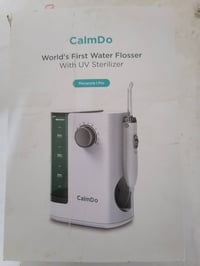 جهاز تنظيف أسنان • CalmDo • معقم UV」「خزان ٨٠٠ مل」「٨ رؤوس」「نجف」「ماعندي ...