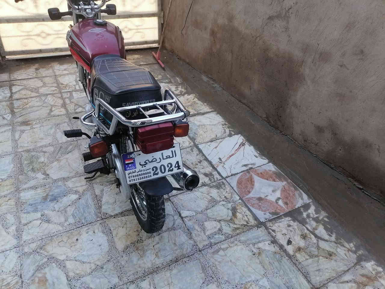 سلام عليكم دراجة تايكر البيع موديل 2023 طلعت 2024 بشهر السادس وراق اوصولي جاهز الترقيم وكيل عباس العارضي السعر 900 الف وبيه مجال بسيط تواصل واتساب *********** عنوان النجف كوفة قرب فلكة الدلال
