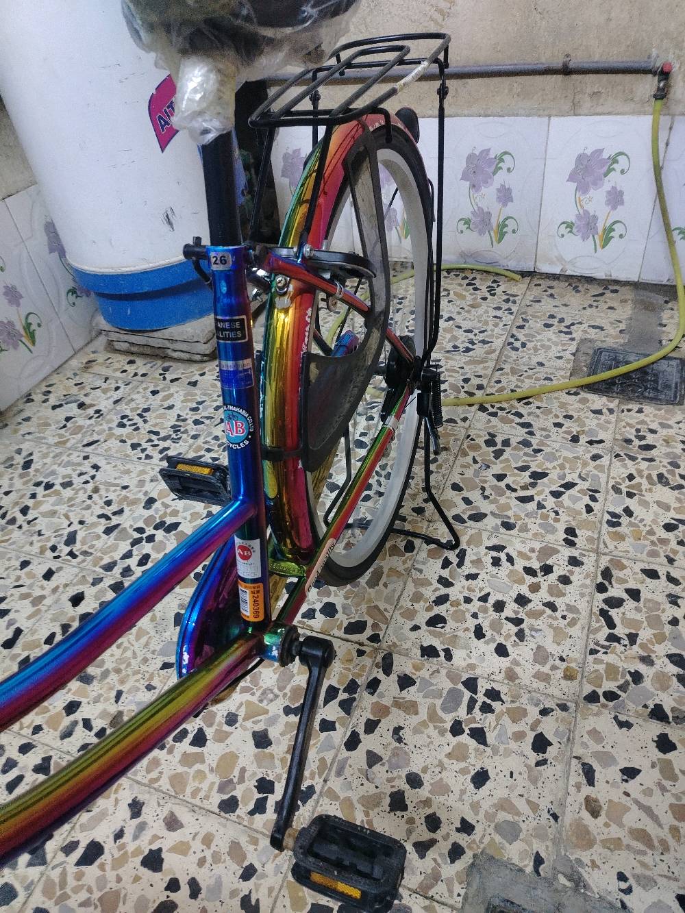 بايسكل سبع الوان جديد ماصاله سبوع من مشتري انا اول مستخدم يشاهد الله ب 150 وبي مجال الشراي يدخلي خاص 