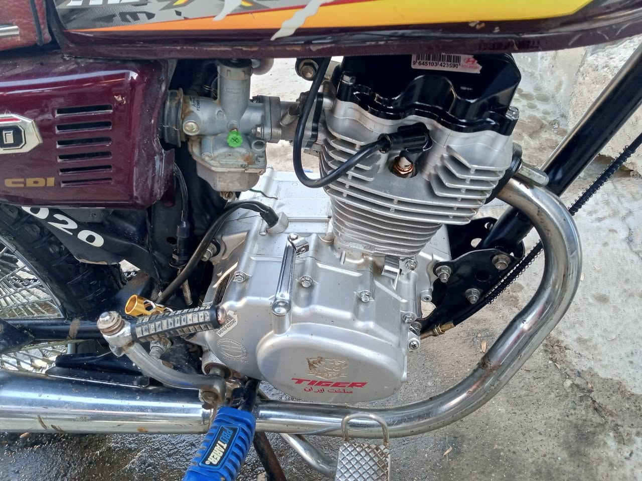 دراجه تايجر 2020 كركوك حي العروبه محرك ما مفتوح لا صرف لا بخار دراجه بشرت سعر 450 ***********
