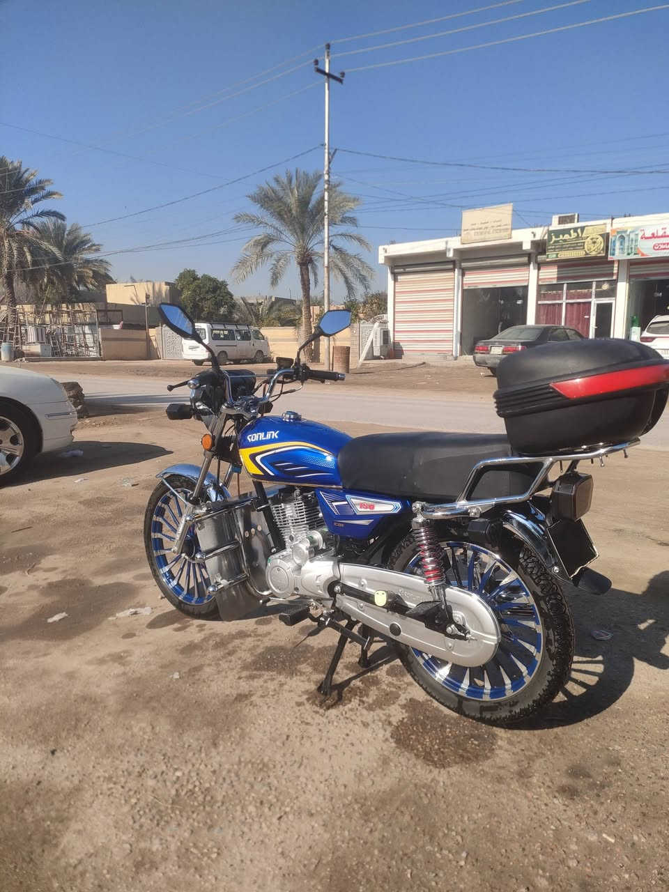 سيفان سونلنك 5 كير 2025  دراجة نظيفة وحلوة ومماشية هواي على كد دوامي ممتعبها
المكان حلة الوردية  ***********
