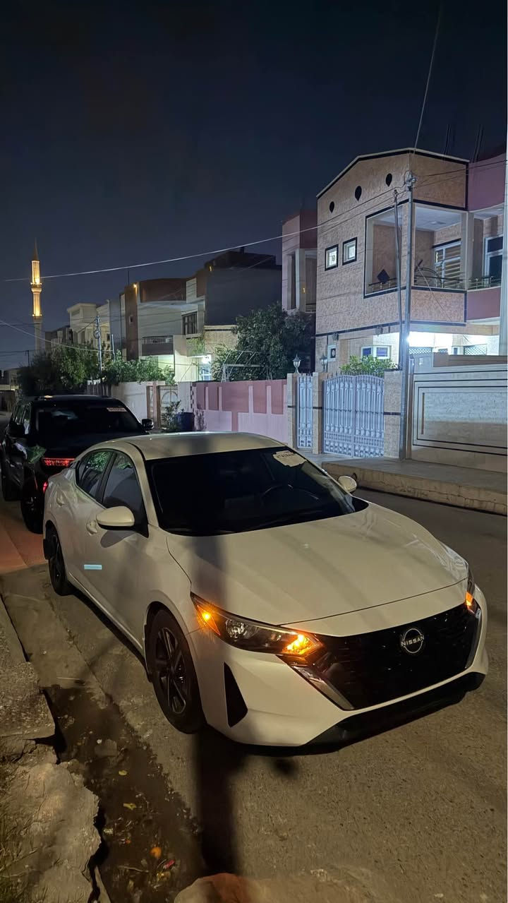 نيسان سنترا موديل 2024 SV سياره بيدون دعم و صبغ فقط باب الورا بجم كبس ماشيه 50 mil ره قم تلفون واتساب (***********)📞 سعر سياره 148 و بيهـا مجال زاخو, دهوك
