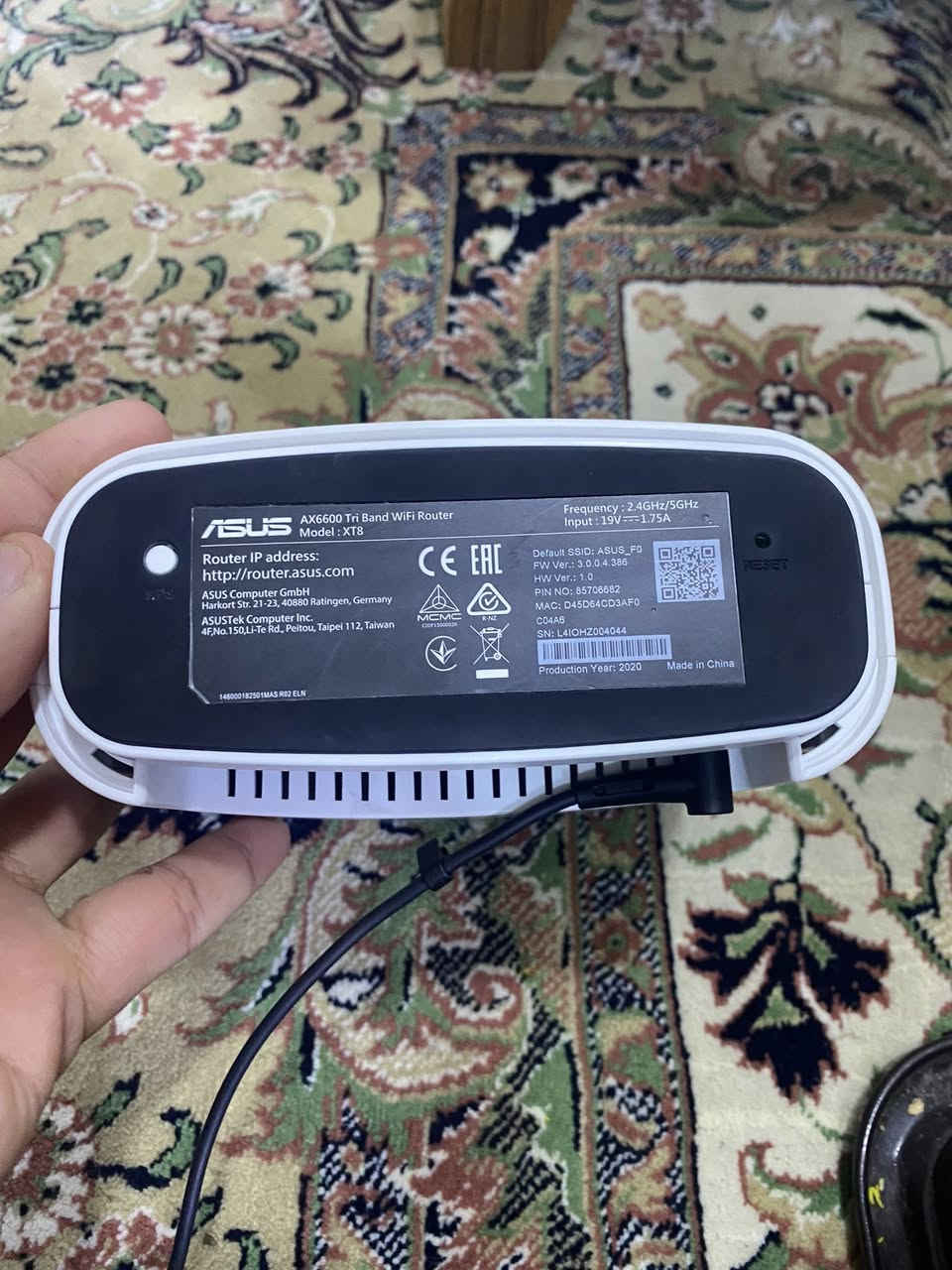 راوتر asus
Model xt8 
شغال ونظيف 
سعر 75 الف


**إذا كنت صاحب هذا الإعلان وتريد حذفه لأي سبب، رجاءا أرسل رسالة إلى الدعم الفني**