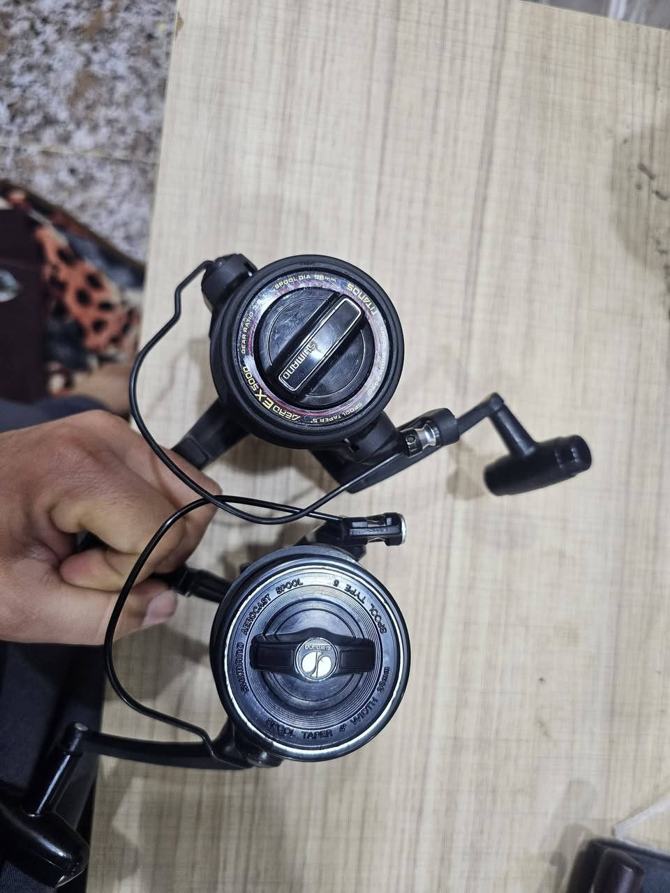 تعال عيني تعال اغاتي مكينتين شيمانوا حجم 5000 ياباني سبول ثابت مو متحرك  زيرو نقص بس كراتين مو خوات بنات عم السعر 100 هذني بعد تنسى تشتري مكاين وراهن


**إذا كنت صاحب هذا الإعلان وتريد حذفه لأي سبب، رجاءا أرسل رسالة إلى الدعم الفني**