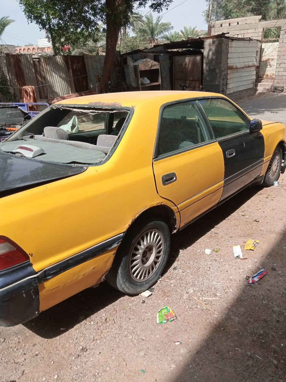 السلام عليكم راس الثور سياره ابيعه كوم حديد مكينه بيه بكن سياره هيه غرمات كل علئ المشتري فقط اديلك على راعيه راعيه يدوار عادي  ملاحظه سياره يرده تعمير مكان البصره كرمه علي رقم *********** السعر 20
