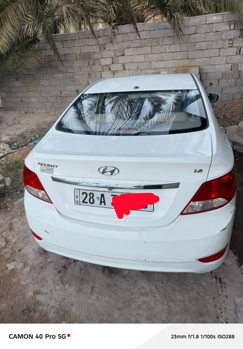 سلام عليكم.. أكسنت موديل 2014 رقم نجف بأسمي محرك 1600 فول مواصفات بيهه الجاملغ الأيمن صبغ فقط 
السعرر 107..مكان السياره النجف 

للتواصل ***********
